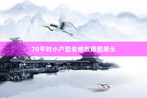 70平时小户型装修效用图展示
